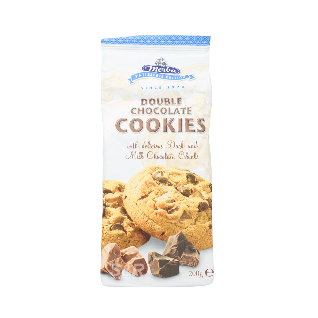 Merba Double Chocolate Cookies 200g